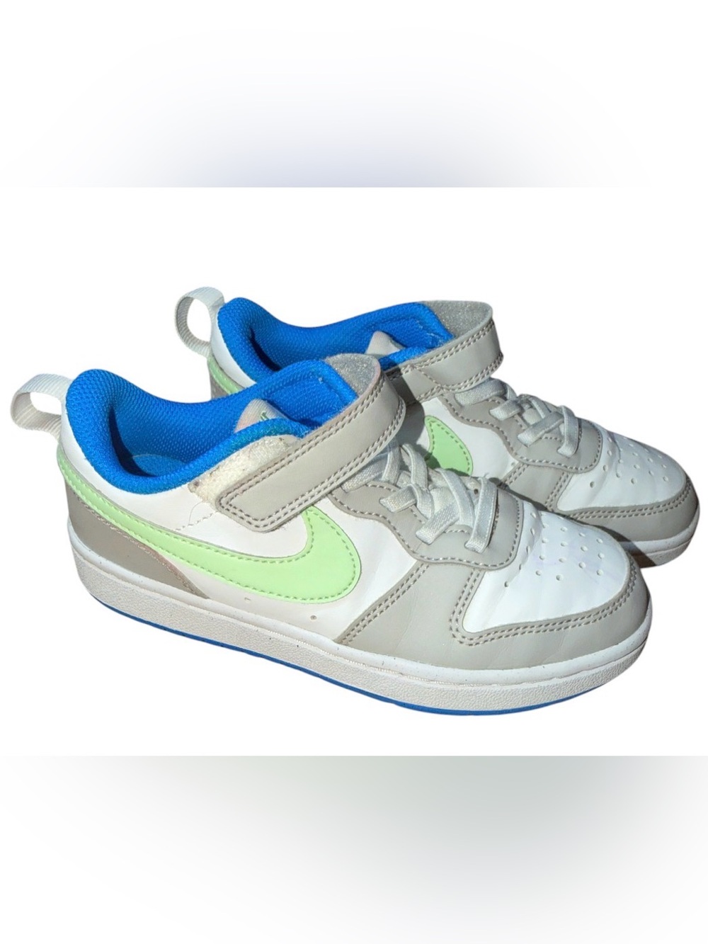 🔥 Nike Court Borough Low Unisex Kids Size 13 DV5457-005 Sneakers See Pics 🔥